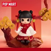 POPMART MOLLY 'Get Rich Quick' Series 1/8 Anime Action Figure - Mystery Ornaments Figurines Home Decor Desktop Model Dolls Gilrs