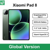 Global Version Xiaomi Pad 8 Tablet 11.2-inch 144Hz 3.2K Display Snapdragon® 8s Gen 4 9200mAh Battery 45W Turbo Charging Mi Pad 8