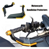 Universal 7/8" Handlebar Protectors wind deflector for Motorcycle Brake Lever Guard with Aluminum Stiffener