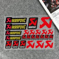 A-akrapovices Stickers Moto Sticker Auto Body Bumper Windows Motorcycle Laptop Walls Vinyl Decal Car Tuning Accessories