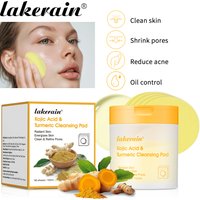 Kojic Acid And Turmeric Cleansing Pad Exfoliate Lighten Acne Scars Unclog Pores Turmeric Cleansing Pad Dark Spots With Glycerol