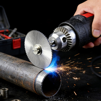 Full Set HSS Saw Blades 6 Sizes 1/64" to 1/4" Wood & Metal Cutting Discs with Keyhole Slot, Compatible with Rotary Tools Drill G