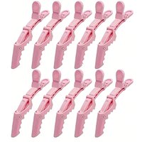 5/10/12/20-Piece Set of Multifunctional Hair Styling Sectioning Clips, Positioning and Partitioning Alligator Clips Suitable for Professional Hairdressers, Women's Hair Clips, Plastic Non-Slip Hair
