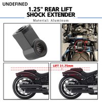 For Harley Softail Models Fat Street Bob Low Rider S FXFB FXBRS FXBB FXFBS 1-1/4" Rear Lift Shock Mount Extension Extender