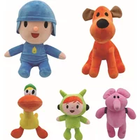 Hot Sale Pocoyo Plush Doll Kawaii Little P Youyou Peluche Barto Duck Puppy Lula Ellie Elephant Plush Toy Gift.