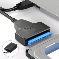 SATA to USB Cable USB 3.0 /Type-C to SATA III Hard Driver Adapter for 2.5" HDD/SSD SATA III Hard Disk Drive USB SATA Converter