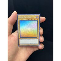 Yu Gi Oh! Ghosts From the Past Dark Magician GFTP-EN128 Holographic Rare/HR TCG DIY Customize Game Card (Non-Original)