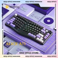 Leobog Alice A75 Mechanical Keyboard 3Mode 2.4G Bluetooth Wireless Keyboard Hot Swap Ergonomics PBT RGB Customize Keyboard Gifts