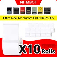 Niimbot B21/B1/B203 Mini Bluetooth Thermal Printer Anti-Oil Sticker Waterproof Adhesive Label Paper For Office Tag Labels Maker