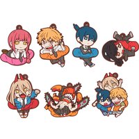 Chainsaw Man Anime Denji Makima Hayakawa Aki Power Kobeni Cute Rubber Keychain Ornament Toys Collection Gift