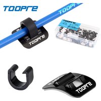 TOOPRE Bicycle C-Type Buckle Wire Passer Frame Wire Seat Wire Tube Double-Sided Tape Aluminum Alloy Oil Pipe Holder