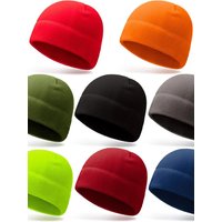 AliExpress 1 Piece Fleece Winter Skull Caps Men Warm Beanie Hat Windproof Unisex Watch Cap