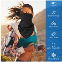 AliExpress NONE Unisex Cycling Face Mask Outdoor Sports Bicycle Triangular Scarf with Ear Loops Face Mask Balaclava Neck Tube Warmer