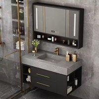 !@2025 New Style 40 Inch Floating Wall 1 Sink Hanging 2 Drawers Bath Furniture Bathroom Vanity Cabinet