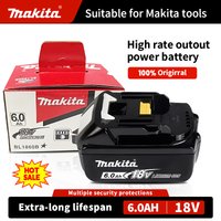 100% original Makita 18V 5.0Ah 6.0Ah 9.0Ah rechargeable battery, Makita BL1840 BL1830B BL1830B power tool battery, 18V charger
