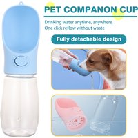 Portable drinking water supplies for dogs and cats, food grade materials, outdoor portable pet water bottles that can be hung