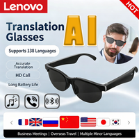 Lenovo 2026 Hot Smart AI Translation Glasses Bluetooth Conversation Recording Listening To Music Smart Sunglasses for Men Women