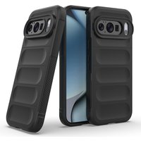 Shockproof Shield Phone Case For Google Pixel 9 10 Pro XL 9A 10A Soft TPU Frame Flannel Lining Protective Cover Coque Fundas