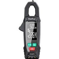MASTFUYI FY375 Digital Clamp Meter Multimeter Electrician Tools AC/DC 600V/200A 9999 Counts True RMS Ohm Capacitance Measurement