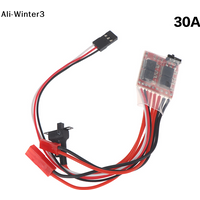 【R3】1Pc Micro ESC 10A 15A 20A 30A Brushed ESC RC ESC Electric Speed Controller DIY Mini 1/16 1/18 1/24 RC Car Boat Tank W/Brake