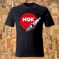 NGK Spark Plugs Logo Men's BlackT shirt