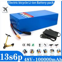 AliExpress AOAE 100% Original 18650 48V 100Ah 13s6p Lithium Battery Bike 2000W Citycoco Motorized Scooter Batteries Built in 50A BMS+chargerr