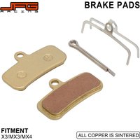 1 Pair Disc Brake Pads All Copper Based Metal Antirust Brake Pads For Talaria Sting X3 MX3 MX4 Electric Off-Road Motorcycle