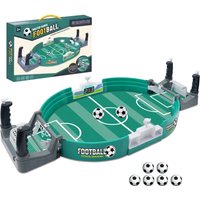 Mini Table Soccer Game Portable Tabletop Competitive Soccer Games Safe Sturdy Real Football Field Games for Children Party Gifts