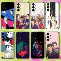 Game Ace A- Attorney Phone Case For Samsung S25,S24,S21,S22,S23,S30,Ultra,S20,Plus,Fe,Lite,5G Black Cover