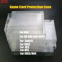 2pcs Plastic PET For NES Protector Case for Switch Game Boxes Clear Transparent For GB GBA GBC SNES N64 NGPC Game Box CIB Games