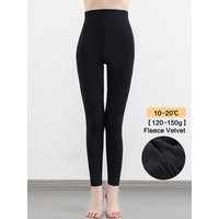 120g women's black cropped pants with scuffed underpants spring and fall all-in-one leggings