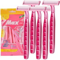 5pcs Women Razor For Hair Shaving Twin Blades Ladies' Razor Blade Fit Arm Leg Bikini Blade