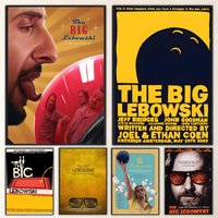 Movie The Big Lebowski Poster HD art waterproof sticky wall home decoration aesthetic