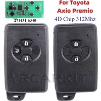 271451-6340 For Toyota Axio Premio Keyless 4D Chip 312MHZ 2 3 Button Smart Key replacement Keyless Go
