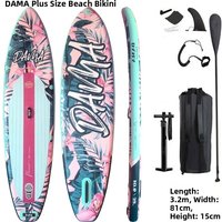 Thickened Inflatable Stand up Paddle Board Surfing Board for Adults Outdoor Water Racing Paddle Board Versatile All Rounder