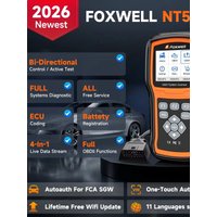 2026 Newest FOXWELL NT530 PLUS OBD2 Scanner Full System Car Diagnostic Tool Code Reader with Bi-Directional Control for FORMERCEDES-BENZ