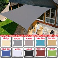 320D Outdoor Waterproof Sun Shade Rectangular Sun Shade Garden Canopy Courtyard Swimming Shade Beach Car Awning