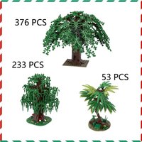 MOC Botanical Willow Swamp Tree Building Blocks Model - Relaxing DIY Display Bricks Set, Home Decor Gift for Adults Kids