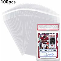 Sleeves For PSA Graded Slabs Ultra Protection For Gradeds Card For Pro Collector Protector BGS Slab Baseball Cards Sleeve 100pcs