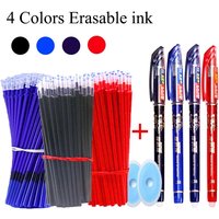 33/66pcs Erasable Gel Pens With Refill 0.5mm Bullet Tip Back To School Acsesories Office Writing Supplies Ballpoint Pens
