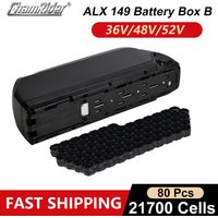 ChamRider ALX149 B Battery box 48V For 21700 Ebike 52V Battery Case 36V Housing 10S8P 13S6P 14S5P