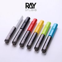RAYSTUDIO 0.075mm-2.5mm Tungsten Steel Model Push Knife Scoring Chisel No Burrs for Gunpla Military GK Resin Model Hobby Tool