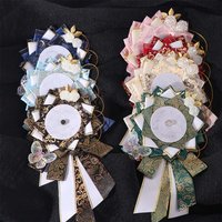 Ribbon Cosplay Ita Bags Rosette Protection Flower Pin Holder 58mm Badge Accessories Fill Backpack Badge Base Tray Itabag Decor