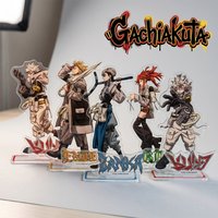Gachiakuta Ani-Art Ver 15CM Double Sided Acrylic Stand keychain 2026 New Anime Stand Rudo Enjin Riyo Zanka Desk Decor Fans Gift