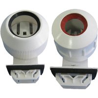 2pcs Waterproof T5 T8 Dustproof G13 G5 CFL Grille Fluorescent LED Tube Lampholder Screw Bracket Aquarium Fish Tank Light Socket