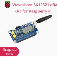 Waveshare SX1262 LoRa HAT for Raspberry Pi, Spread Spectrum Modulation, 868MHz Frequency Band