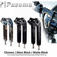 For Harley Pullback Risers 25mm Handlebar Bar Clamp Riser Fit 18-2022 Sportster Softail Street Bob Dyna FXBB FXFB FLSL FXBR