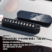 Car Temporary Parking Card Phone Number Phone Holder Plate Auto Styling Accessories For Peugeot GTLine 308 508 5008 3008 408 206