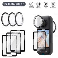 Tempered Glass Film For Insta360 X4 X5 Screen Protector Anti-Scratch Lens Guard Cap Protective Kit 360°Video Camera Accessores