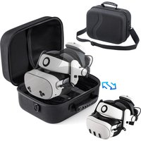 Large Carrying Case for Meta Quest 3/Quest 3S Accessories Hard Travel Case Storage Case and Soft Lining
